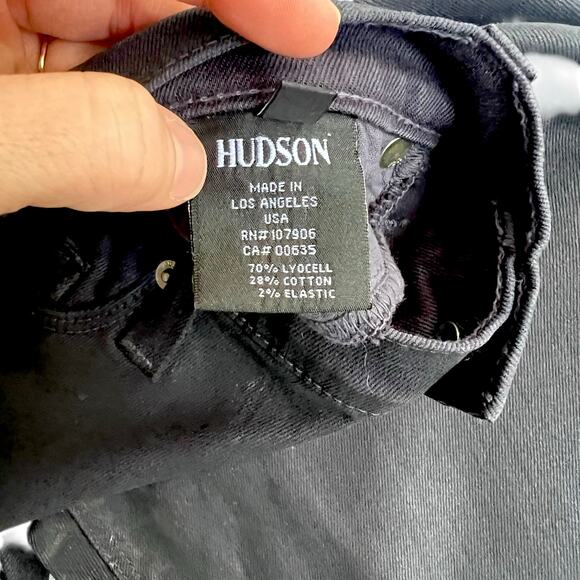 HUDSON Women’s Super Skinny Jeans –  – Grey Charcoal – Size 28 - 30” Inseam - Picture 6 of 11